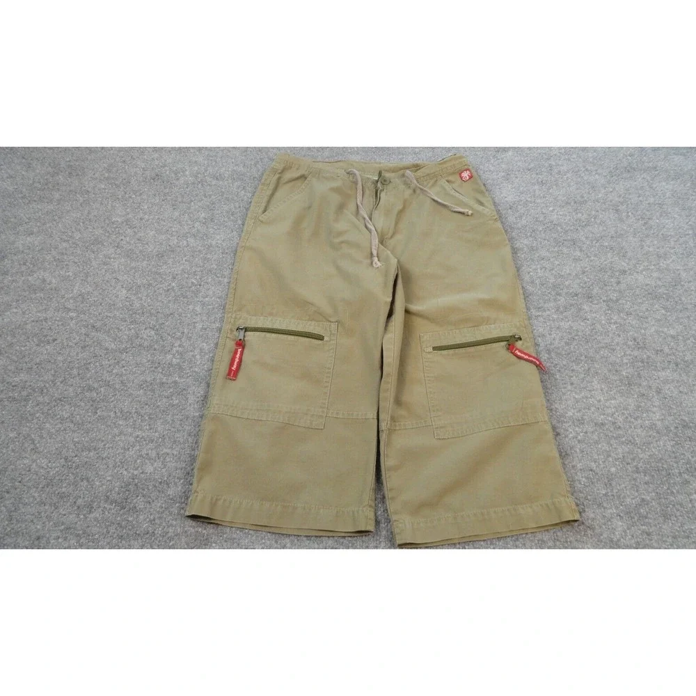 Boardway Shorts Men's 29x16 Chino Knee Length Cargo Army Green Hiking Outdoor